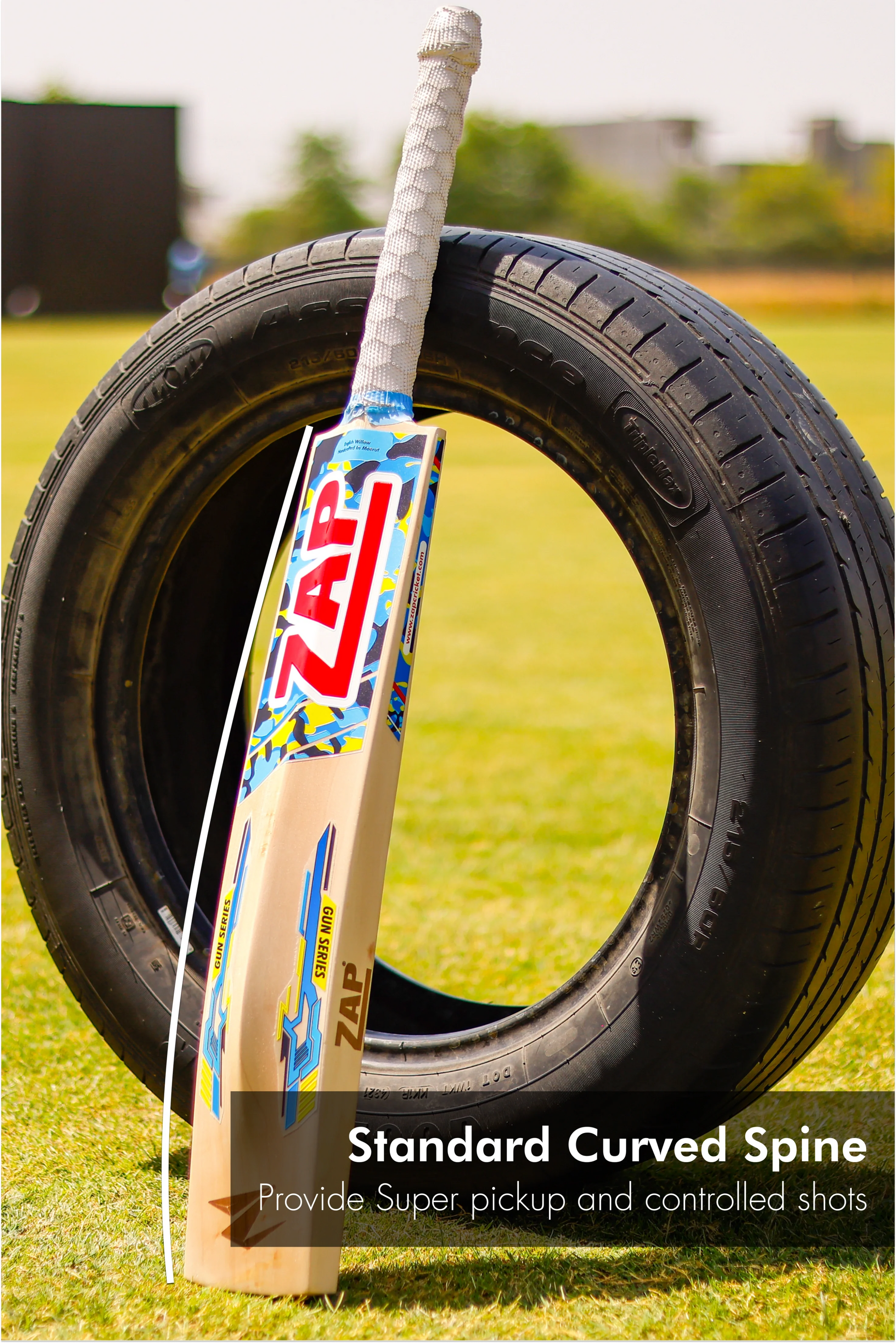 ZAP Gun Carbine 10000 English Willow Cricket Bat-3